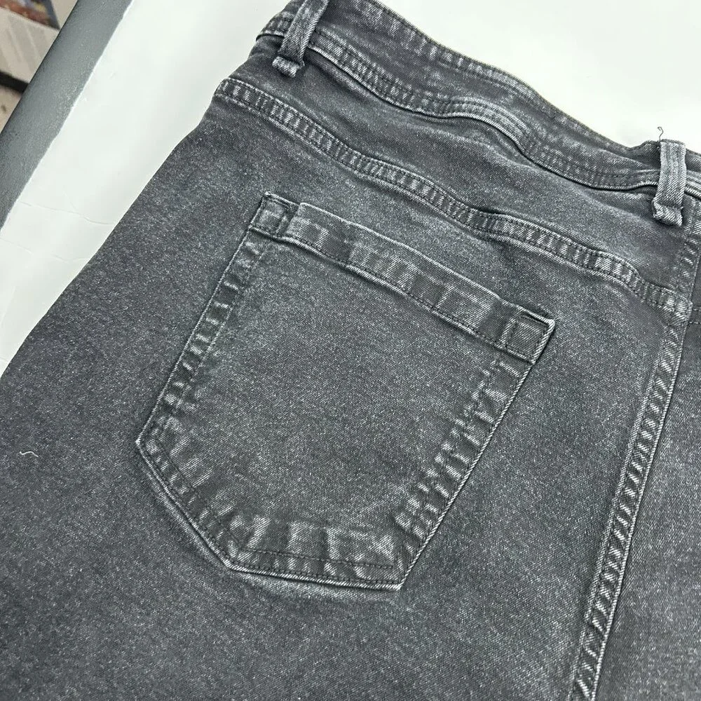 The Perfect Jean NYC Mens 42x30 (x28) Black Thick Thicc Cotton Stretch Flex